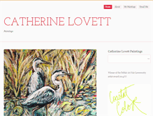 Tablet Screenshot of catherinelovett.com